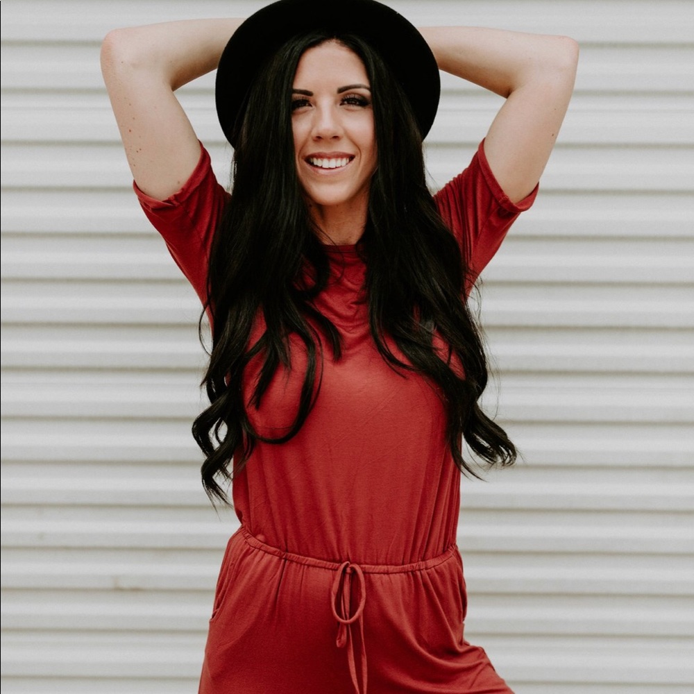 The Rachel Elastic Waist Jumpsuit- S - 3XL - Picture 4 of 8
